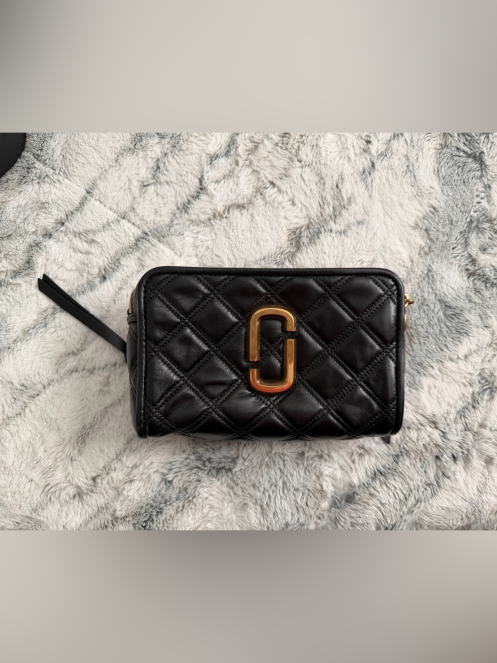 Marc Jacobs Quilted Black Leather Crossbody